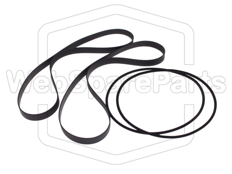 Kit Courroies Pour Platine Cassette Panasonic RX-CT990