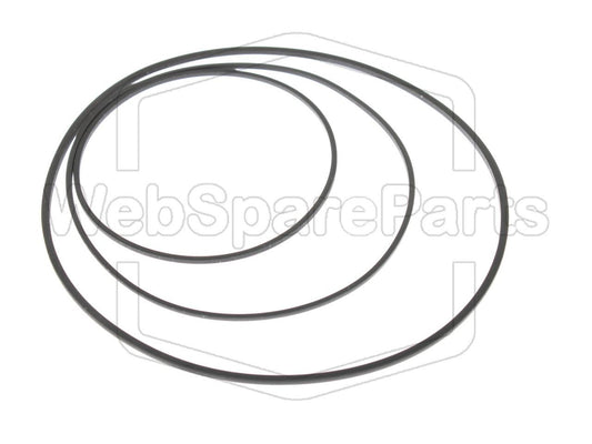 Kit de courroies pour lecteur cassette Superscope CD310