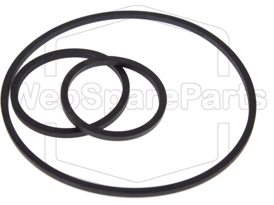 Kit Courroies Pour Magnétoscope Sharp VC-A605 S (BK)