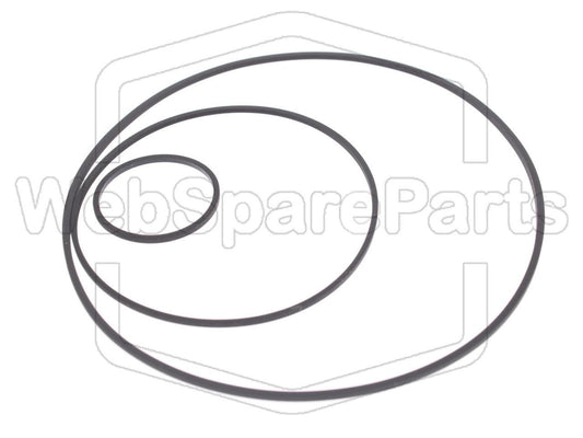 Kit Courroies Pour Platine Cassette Harman Kardon HK-1000