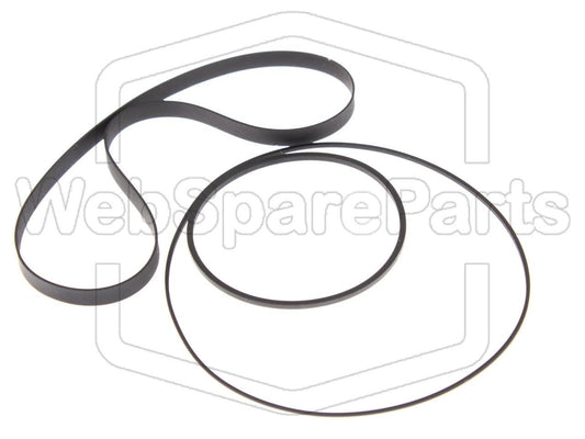 Kit de courroies pour lecteur cassette Sony TC-FX500R