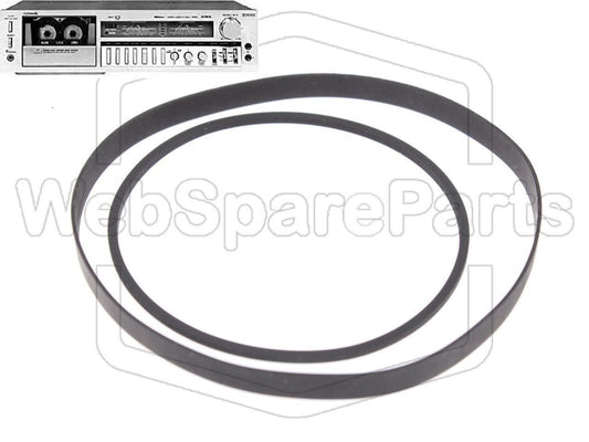 Kit Courroies Pour Platine Cassette Aiwa AD-F600/2