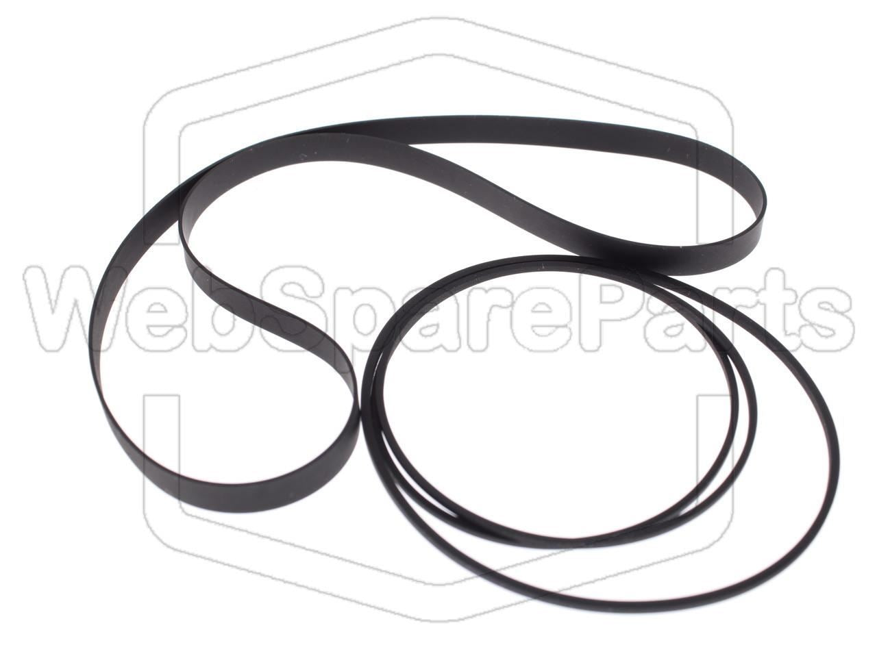 Kit de courroies pour lecteur cassette Bang & Olufsen Beocord 1700 (1981-1983)