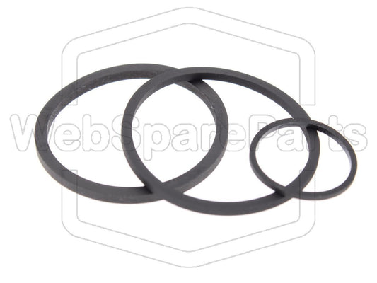 Kit Courroies Pour Lecteur CD JVC XLM500BK