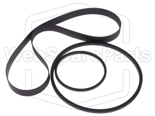 Kit Courroies Pour Platine Cassette Technics RS-M250A