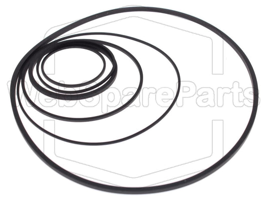 Kit Courroies Pour Magnétoscope Telerent N-9001 T